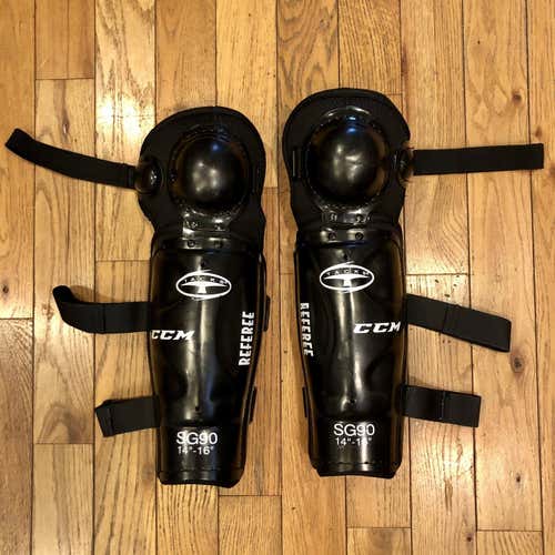 Senior CCM Adjustable Referee Shin Pads