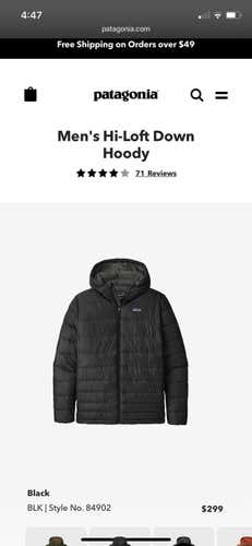 Black Adult Medium Patagonia Jacket