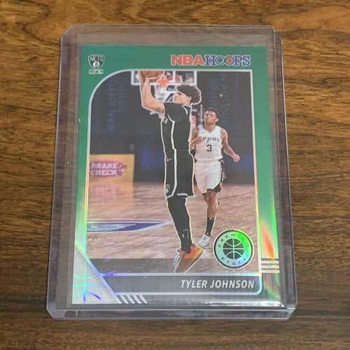 Tyler Johnson Brooklyn Nets 19-20 Hoops Premium Stock Green Prizm #155