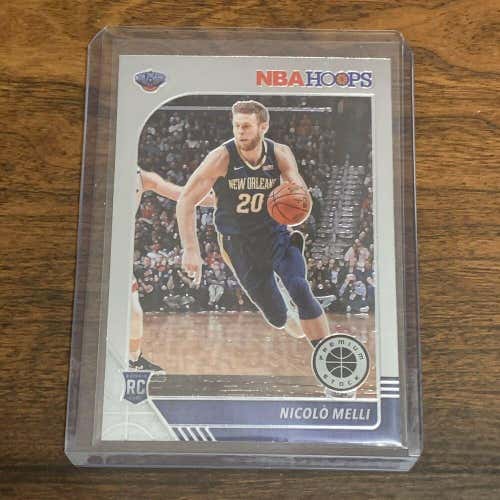 Nicolo Melli New Orleans Pelicans 19-20 Hoops Premium Stock Rookie Card RC #242
