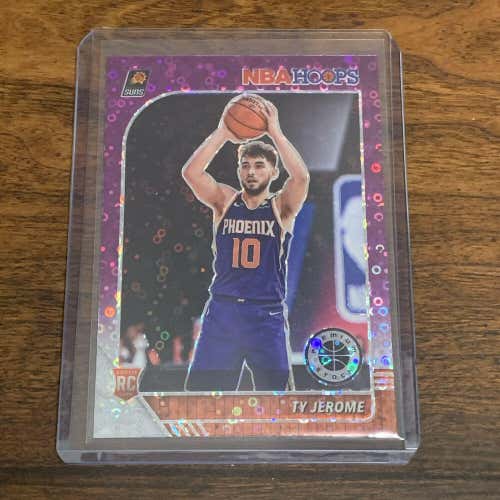 Ty Jerome Phoenix Suns 19-20 Hoops Premium Stock Purple Disco Prizm RC #219