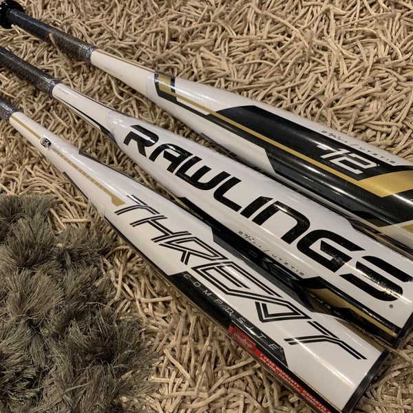 2020 Rawlings Threat -12 Big Barrel Baseball Bat ~ 29/17 USSSA ~ New no Warranty