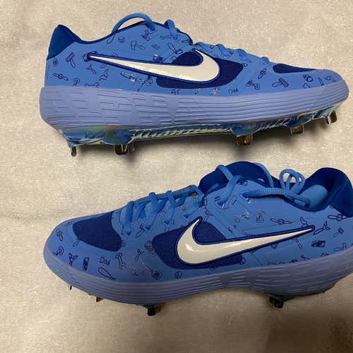 Blue Men's Metal Nike Cleats