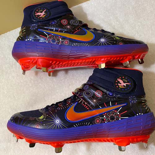 Blue Men's Metal Nike Cleats