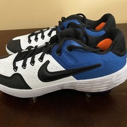 Blue Men's Metal Nike Cleats