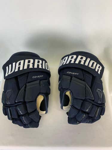 Navy Used Senior Warrior Covert QRE Gloves 14"- Jacksonville Icemen ECHL