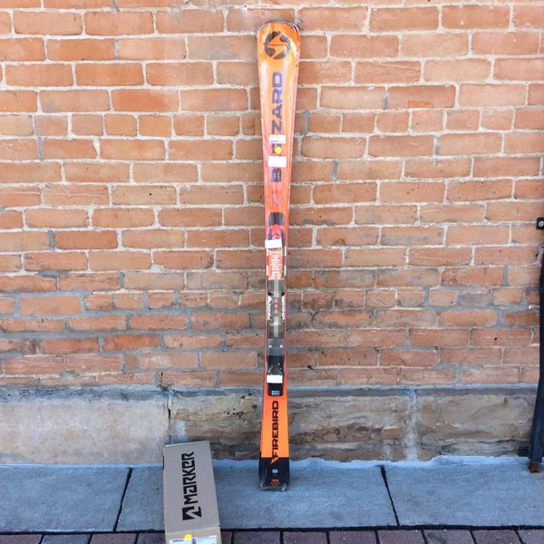 New Unisex 2019 Blizzard Firebird SRC Racing Skis With Bindings Max Din 14