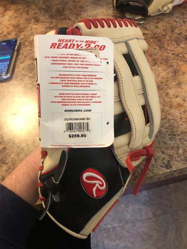 Black New Outfield Heart of the Hide 12.75" Baseball Glove