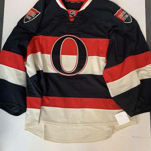 New Reebok Ottawa Senators Heritage 3rd NHL Pro Stock Hockey Jersey 58G Goalie cut