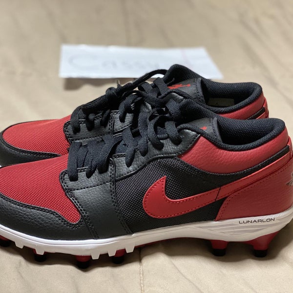 Black Men's Molded Cleats Air Jordan Cleats