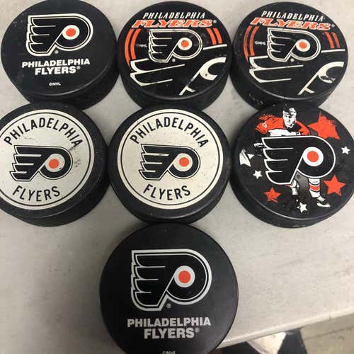 Philadelphia Flyers NHL Pucks