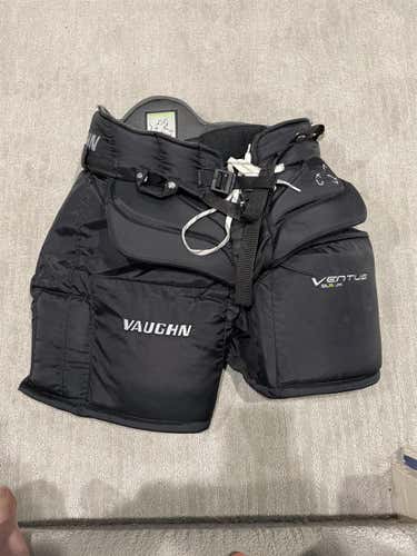Black Junior Large Vaughn Ventus SLR Goalie Pants