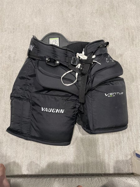 Black Junior Large Vaughn Ventus SLR Goalie Pants