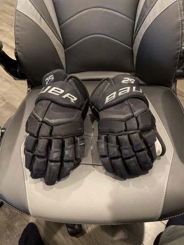 Black Senior Bauer Supreme 2S 14"  Gloves