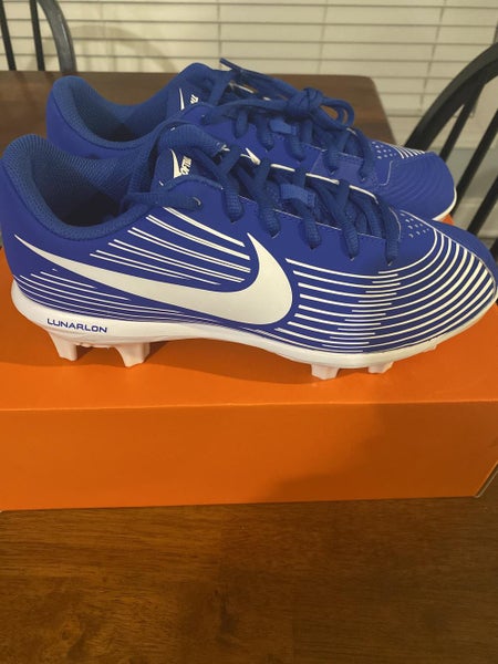 Blue New Women's Size 7.0 (Women's 8.0) Molded Cleats Nike