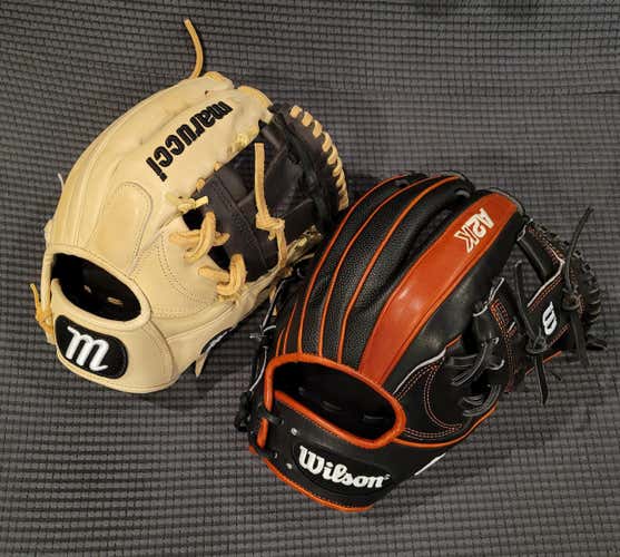Wilson/Marucci Baseball Gloves - For trade