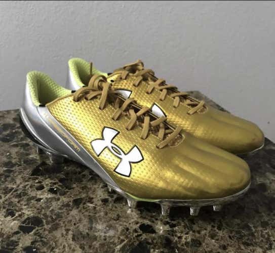 Gold Men's UA Cleats