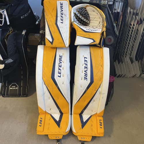 Lefevre 20.1 33 + 1.5 Full Set Goalie Pads