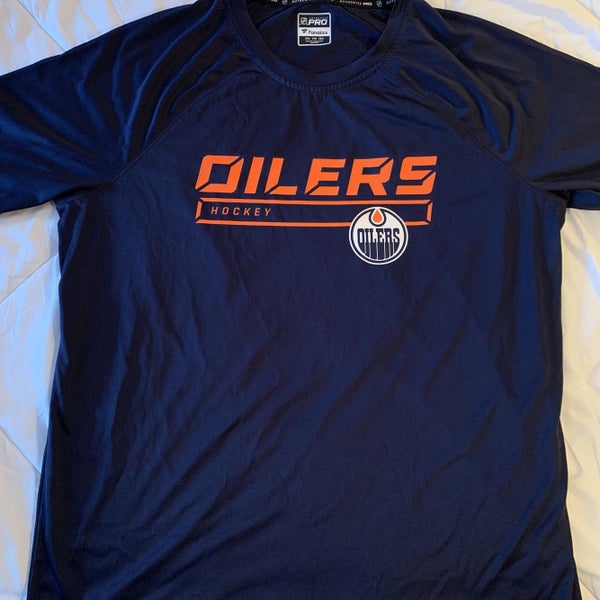 Team Issued Edmonton Oilers Fanatics Pro Dri Fit Shirt XXL
