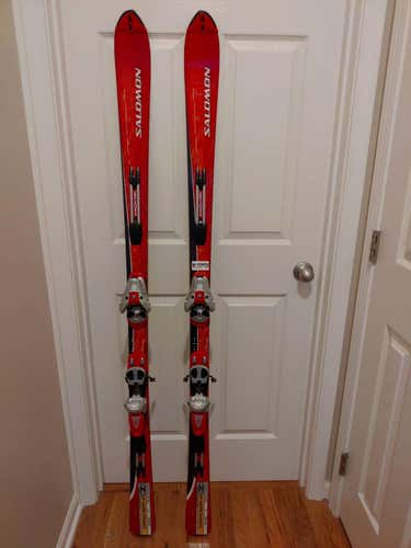 Used Salomon Skis With Bindings Salomon Size 168cm