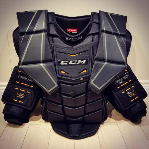 New Senior Large CCM Premier Pro Chest and Arm Protector Goalie Chest Protector