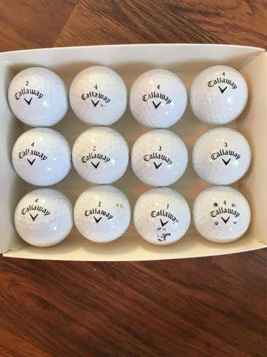 12 Callaway Supersoft Balls