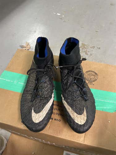 Black Men's Molded Cleats Nike Hypervenoms Cleats