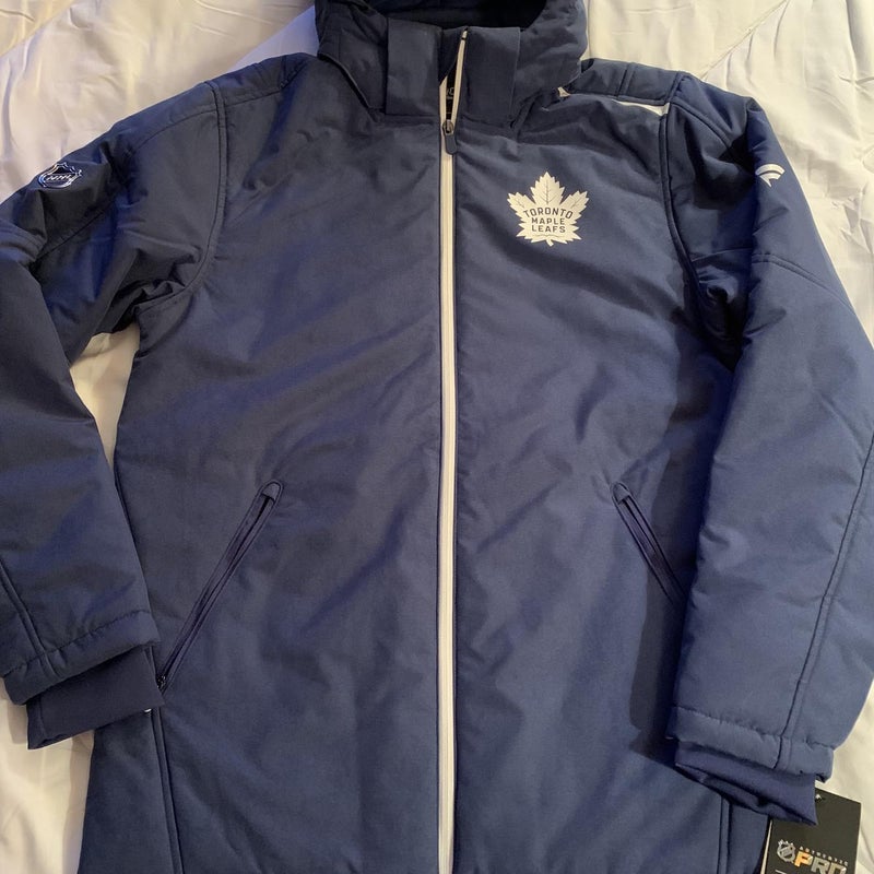 Antigua Toronto Maple Leafs Grey Victory Long Sleeve Hoodie, Grey, 52% Cot / 48% Poly, Size S, Rally House