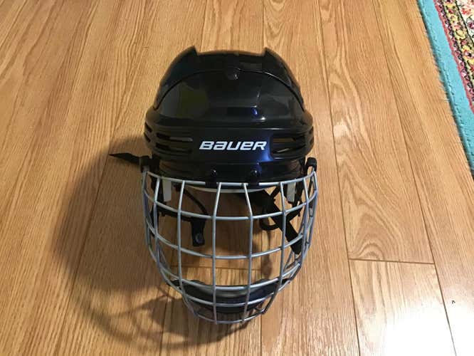Black Used Extra Large Bauer 4500 Helmet