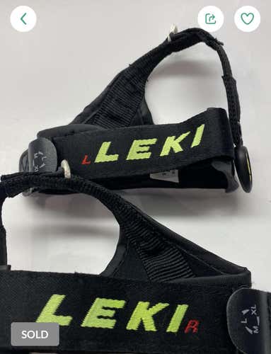 New Leki Pole Straps For Trigger System Size M-L-XL