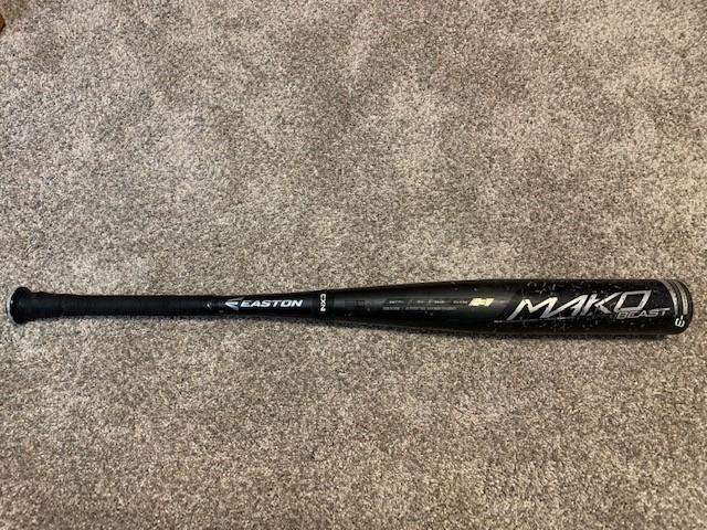 Used High School/College BBCOR Certified 2018 Easton Composite Mako Beast Bat (-3) 28 oz 31"