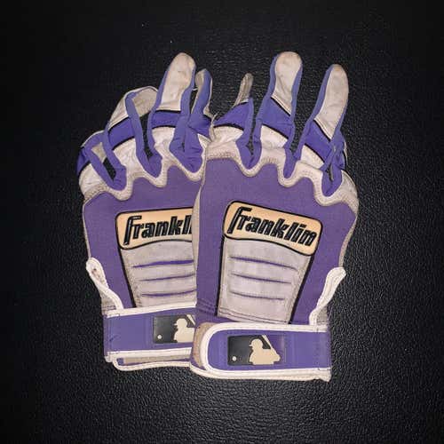 Used Franklin Pro Classic Batting Gloves (Adult Large)