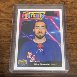 Mika Zibanejad New York Rangers 2020-21 Upper Deck Portraits Card #P-9
