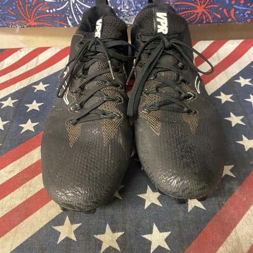 Used Black Men's Nike Vapor Size 10 Lacrosse Cleats-C156295