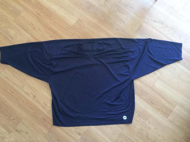 Navy Blue Unisex Adult Goalie Cut Jersey
