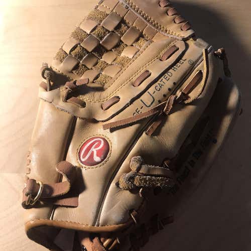 Derek Jeter Autograph Model Brown Kid Pitch (9YO-13YO) Outfield RBG 70 11.5" Baseball Glove