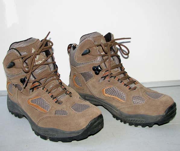 Vasque 7200 Kids/Youth/Boys Brown Suede Waterproof Hiking Trail Boots - Size 4