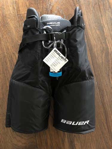 Black New Junior L  Bauer NEXUS HAVOK Hockey Pants