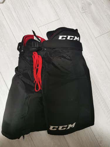 Black Used Junior Large CCM RBZ 130 Hockey Pants