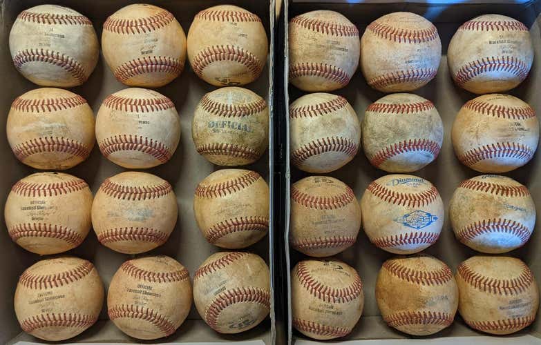 Used Random Baseballs 24 Pack (2 Dozen)