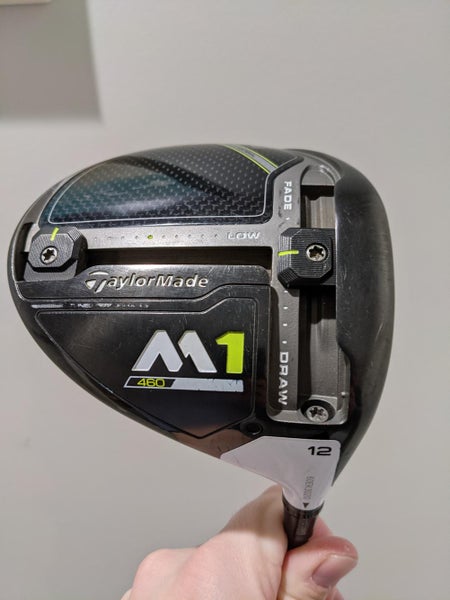 Used Men's TaylorMade Right Handed 2017 M1 460 Driver Stiff Flex 12 Loft