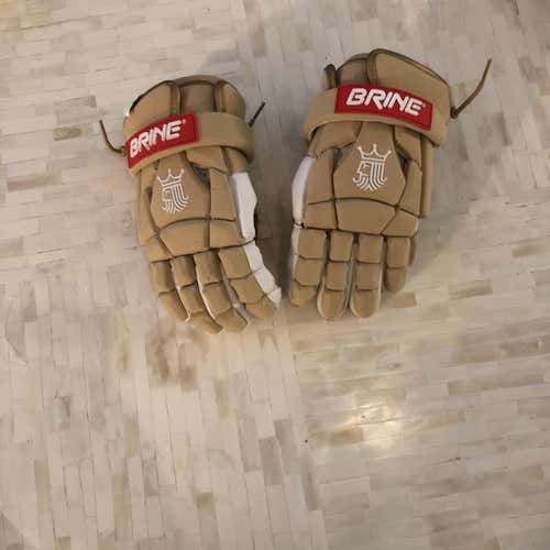 Brown New Brine King 13" Lacrosse Gloves