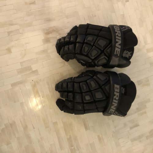 Black New Brine Clutch Elite 13" Lacrosse Gloves
