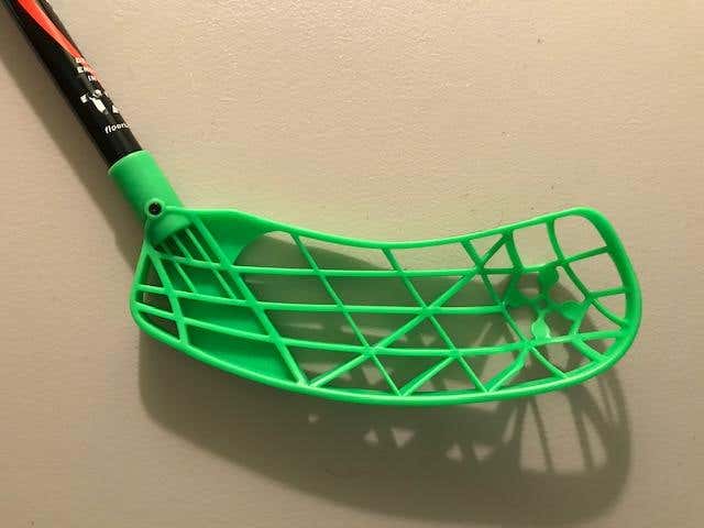 Accufli XORO Z80 Sr Left TRIX Floorball Stick NEON GREEN - NEW
