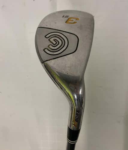 Used Cleveland Hibore 3 Hybrid 21 Degree Graphite Regular Golf Hybrids