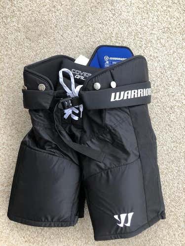 Black New Junior SIZE XL  Warrior Covert QRL3 Hockey Pants