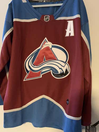 Adidas Men’s Colorado avalanche #29 Nathon MacKinnon adidas nhl home jersey size 54 XL