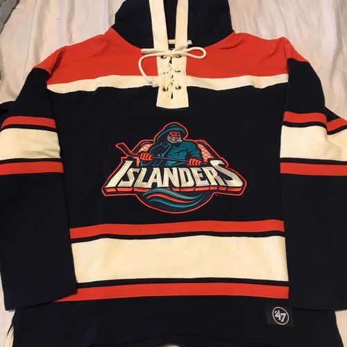 Brand New And Tagged New York Islanders Fisherman Hoodie Rare**