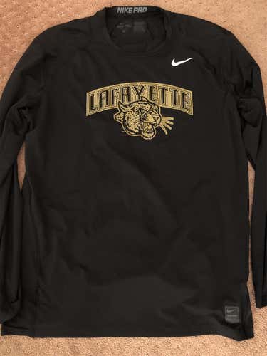 Lafayette Lacrosse Black Adult XL Nike Dri Fit Long Sleeve