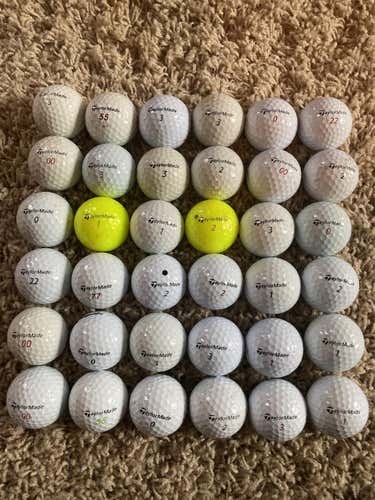 Used TaylorMade 36 Pack (3 Dozen) Balls
